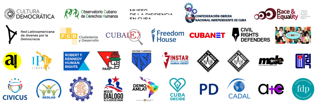 Firmantes Comunicado Cuba Septiembre 2020